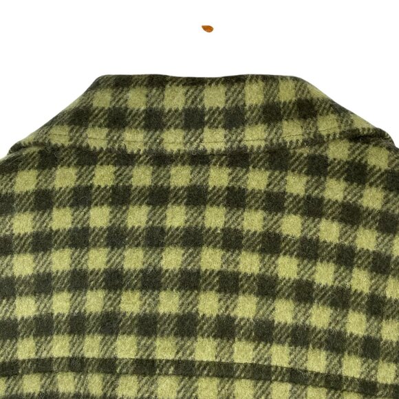 Talbots Wool Blend Green Plaid Button-Front Jacket Shacket Style Women’s Size 10 - Picture 9 of 12